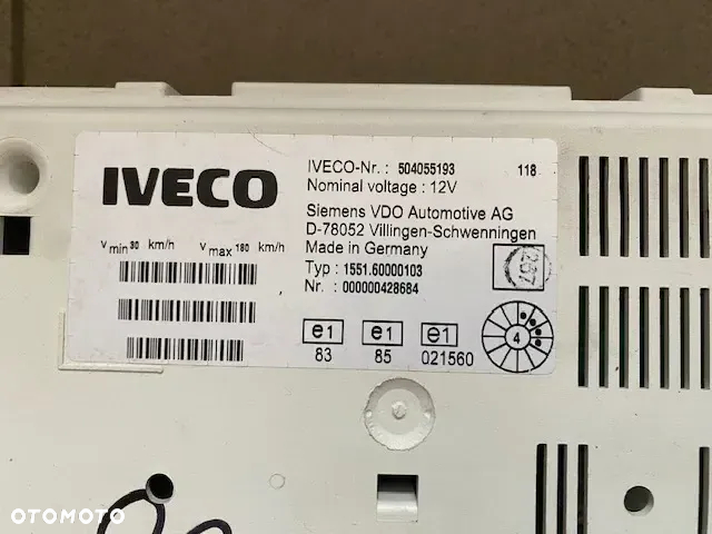 LICZNIK ZEGARY IVECO DAILY III 504055193 - 5