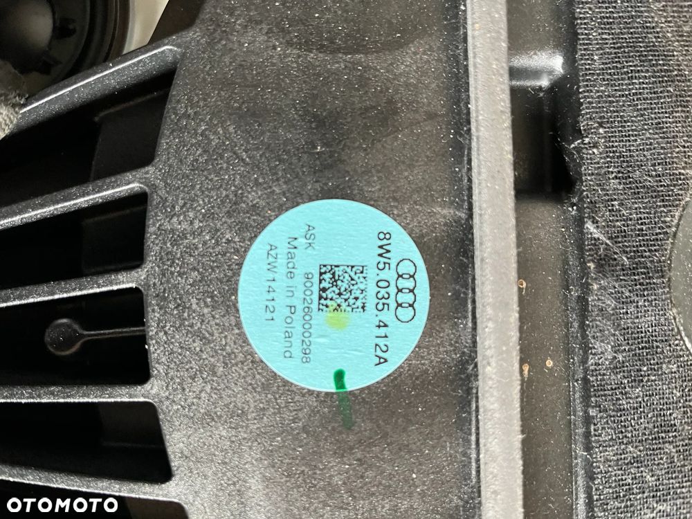 AUDI A4 B9 SEDAN GŁOŚNIKI BANG & OLUFSEN KOMPLET BANG OLUFSEN MASKOWNICE 8W5035297A 8W5035412A - 4