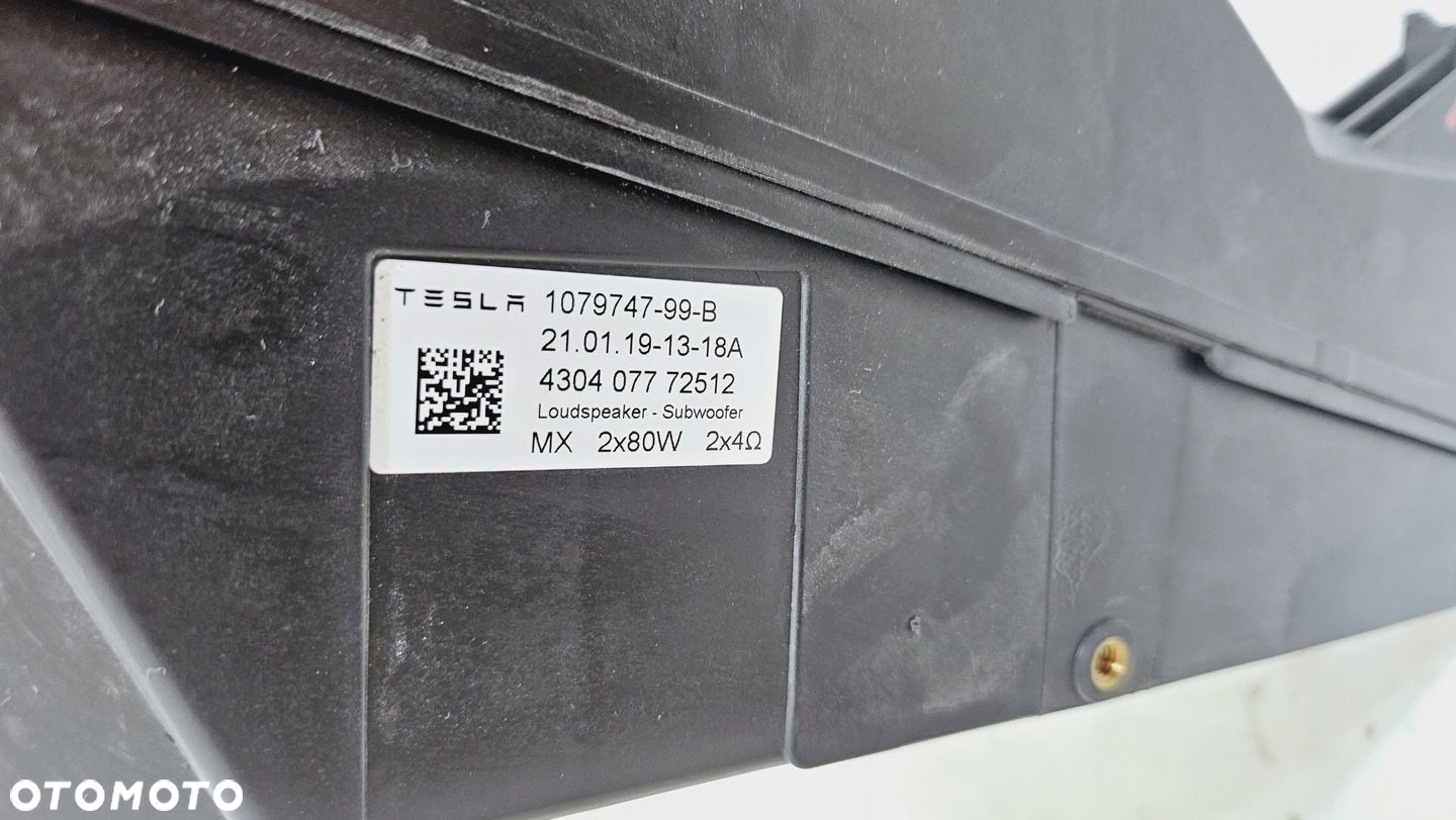 SUBWOOFER TESLA MODEL 3 1079747-99-B - 7