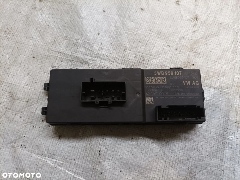 Vw Skoda Audi moduł sterownik klapy bagażnika 5WB959107 - 1