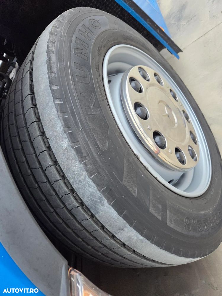 Mercedes-Benz ACTROS 18.510, AUTOMATA+RETARDER 5 trepte, SA CUPLARE REGLABILA la 1,15m si 0,9m, 2 rezervoare cumulat 680l, Spoilere cabina si sasiu, Camere in loc de oglinzi, Navigatie, Frigider, rulat in GERMANIA, posibil leasing 4 ani, PROMOTIE 45.900 EUR+tva - 20