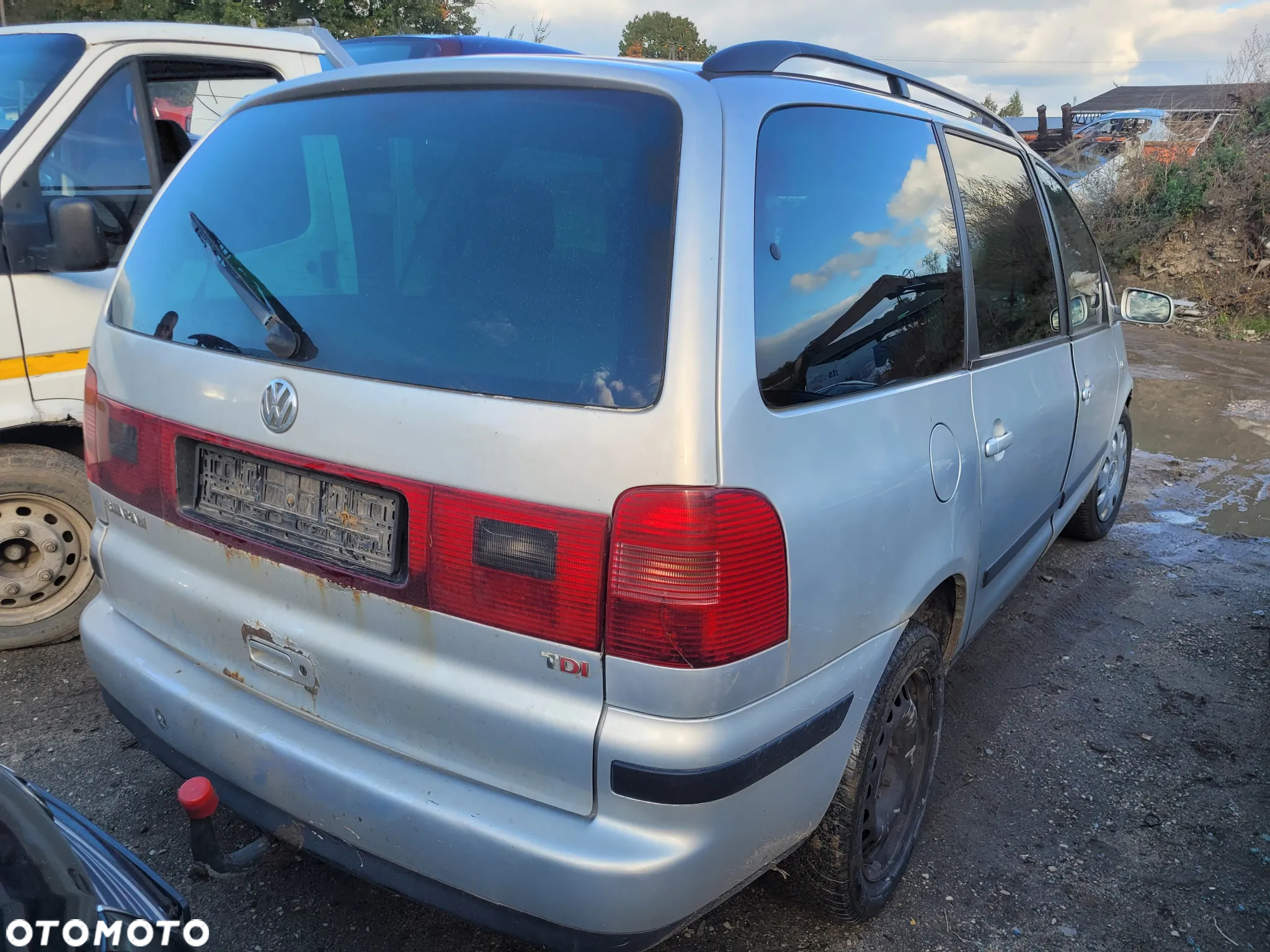 vw sharan I lift silnik 1.9 tdi auy skrzynia ehh sanki belka przód tył wahacz zacisk zwrotnica - 2