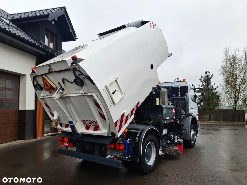 Mercedes-Benz Axor 1829 Zamiatarka Johnston 2 Silniki Szczotki L/R Karcher Listwa Ciśnieniowa Dodatkowy Silnik Mycie Jezdni Wysokim Ciśnieniem Zamiatarka Uliczna - 18