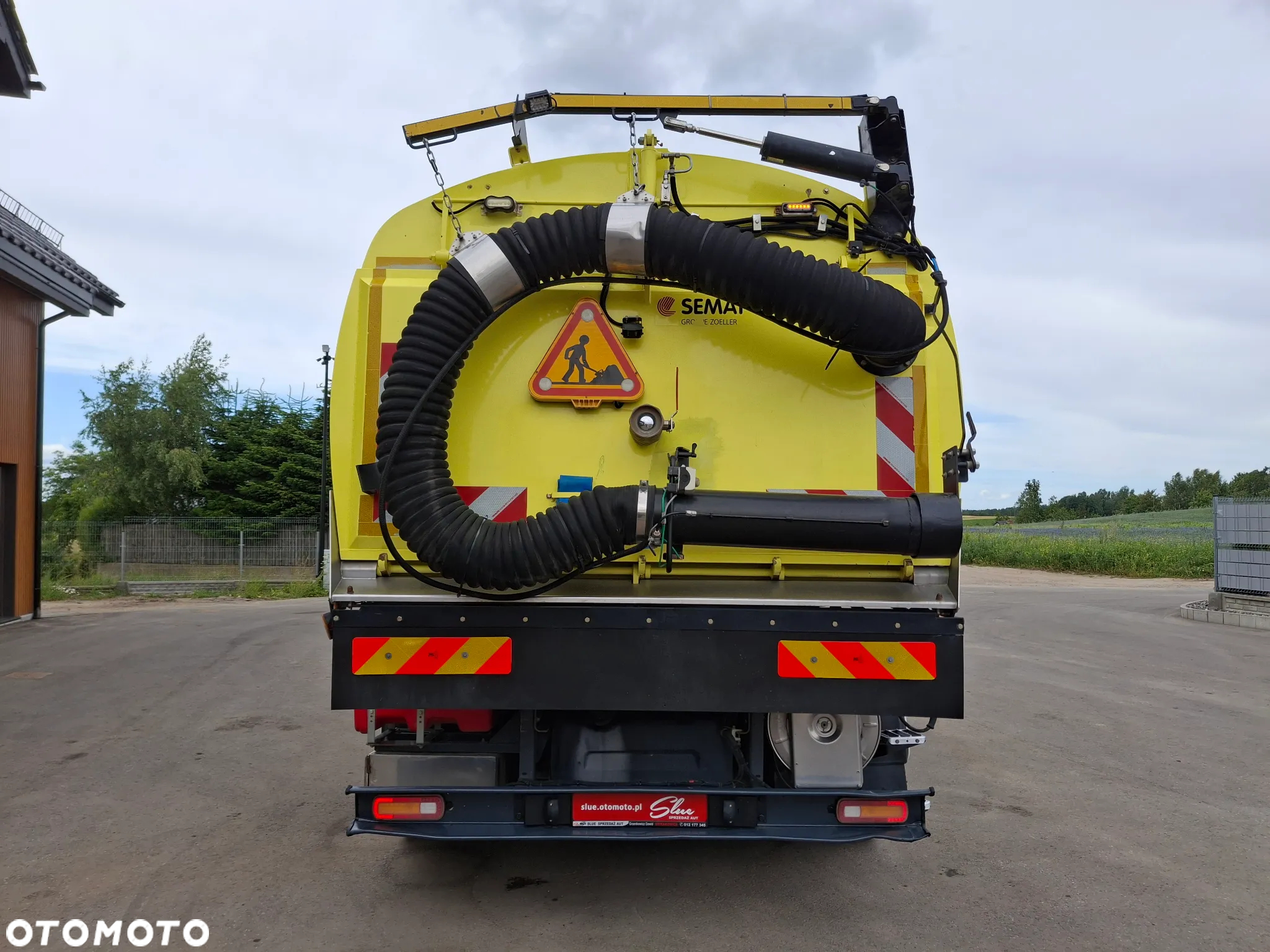 Renault D16 Midlum Zamiatarka SEMAT Zoeller FAUN Karcher Listwy Wysokiego Ciśnienia Szczotki L/R Rura Do Liści 2017r EURO 6 - 5