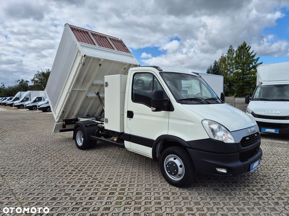 Iveco Daily 35C13, wywrotka JPM, 3.5T, klimatyzacja, bliźniaki - 3