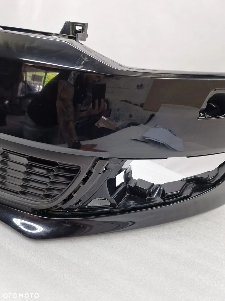 VW POLO 6R0 09- ZDERZAK PRZEDNI PRZÓD NA SPRYSKI + KRATKA ŚRODKOWA + PRAWY HALOGEN + PŁYTA / OSŁONA POD ZDERZAK , NR 6R0807221 , NR AUKCJI NZ1214 - 12