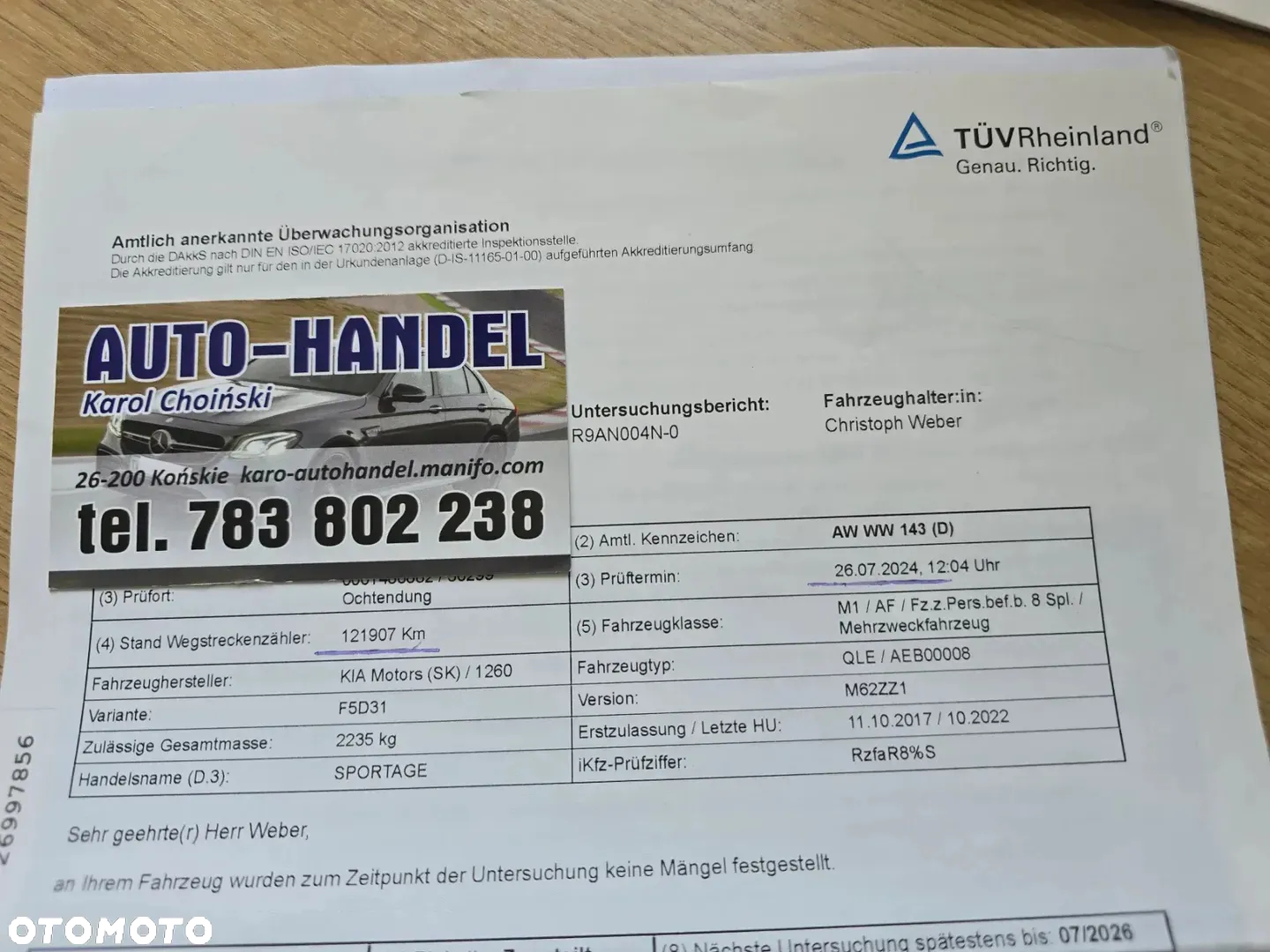 Kia Sportage 2,0 CRDI 2WD ISG Spirit - 39