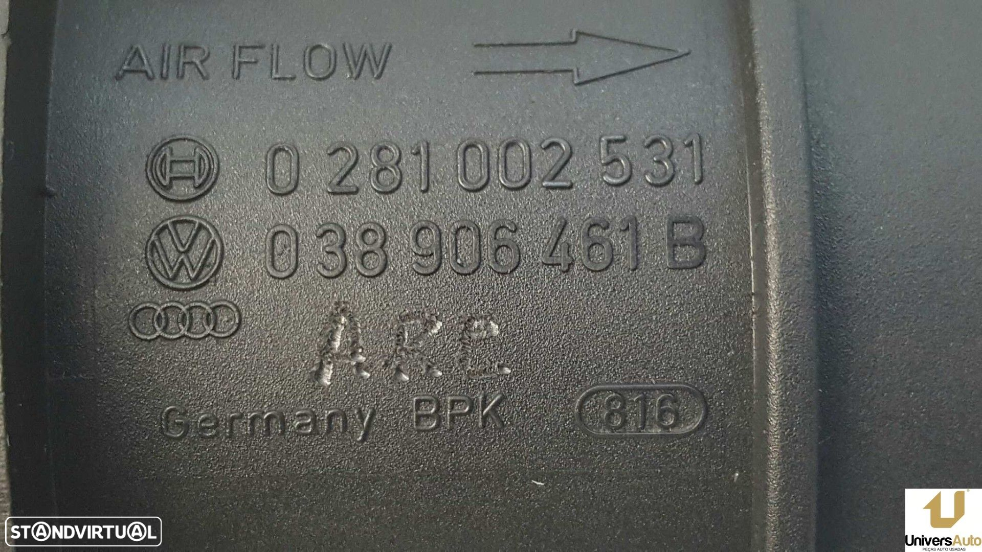 MEDIDOR DE MASSA DE AR VOLKSWAGEN POLO (9N3) ADVANCE - 5