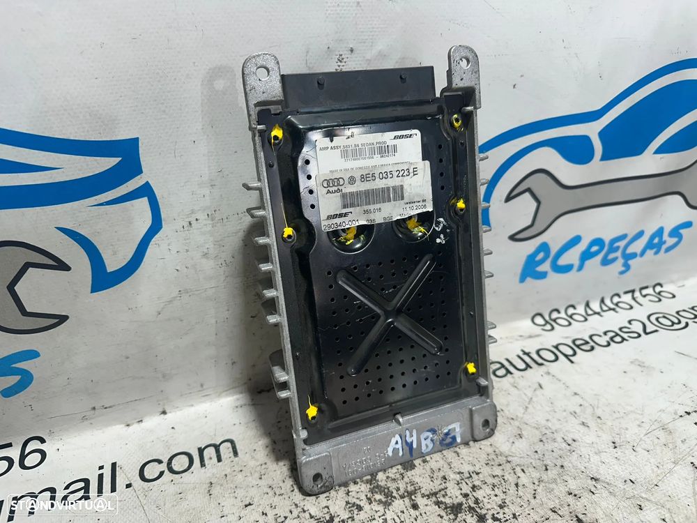.Módulo Radio Eletronico Amplificador HI-FI Bose Original VAG Audi A4 B7 8E5035223E 2005 - 2008 - 6
