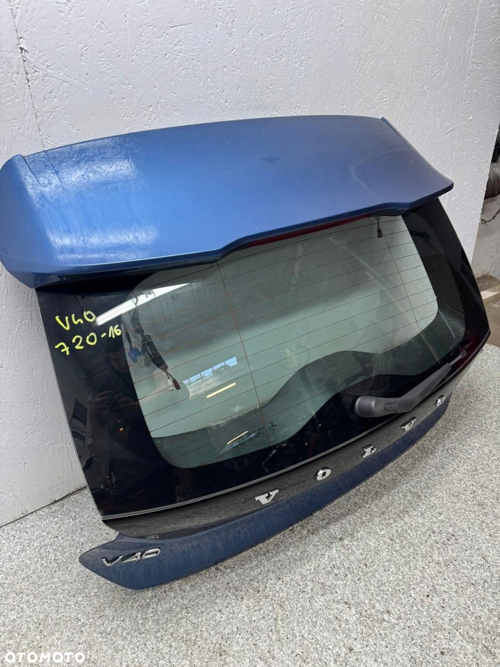 KLAPA BAGAŻNIKA TYŁ TYLNA VOLVO V40 II 2015-2019 720-16 - 6