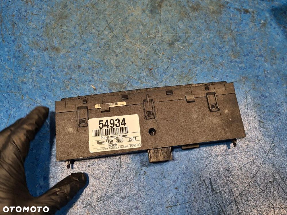 BMW 5 E61 E60 PANEL WŁĄCZNIKÓW 6985750 - 3