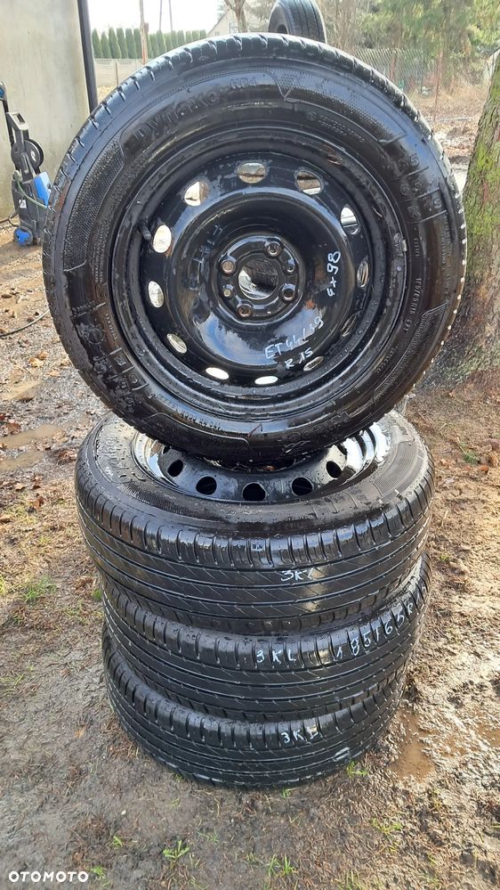 4 szt koła felgi stalowe opony letnie 185/65 R15 kleber dynaxer hp4 2022r Montaż Wysyłka 3KL - 2