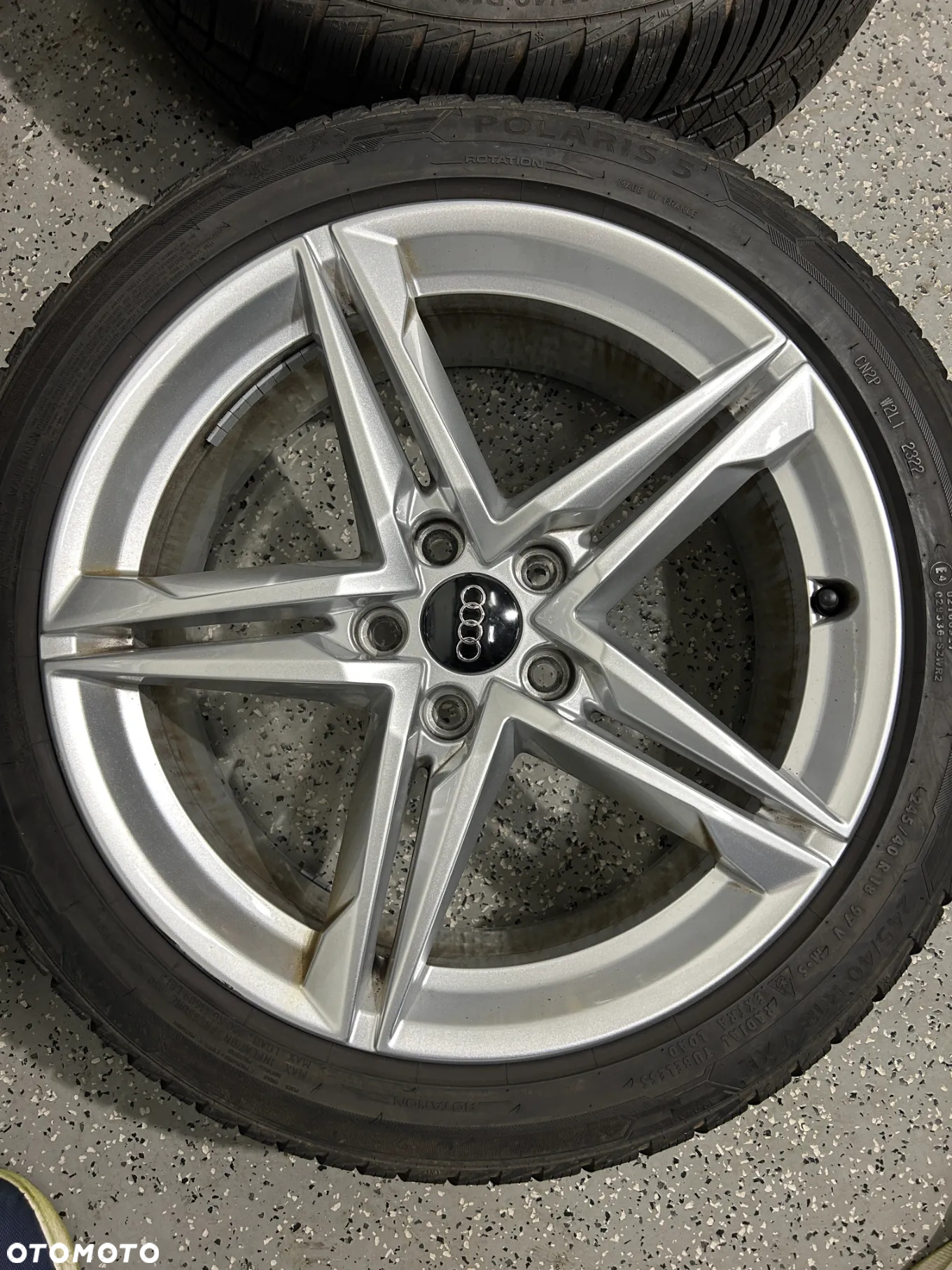 Oryginalne KOŁA FELGI 18 AUDI A4 B9 B8 A5 F5 8T Barum 245/40R18 2022r 7,5mm jak NOWE - 7