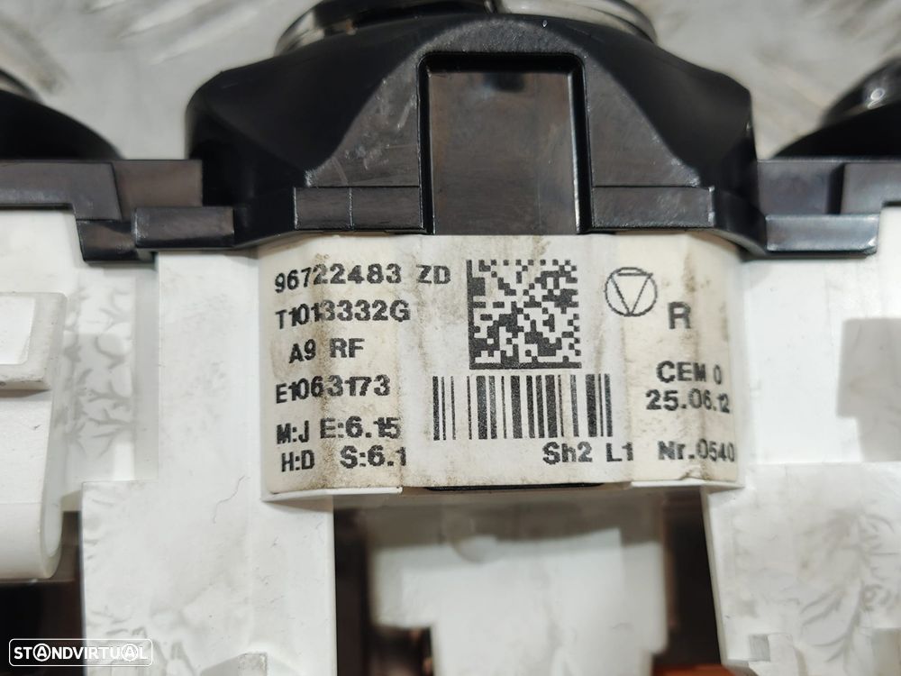 Display Sofagem Comando Chauffage Ar Condicionado AC Climatronic Peugeot 208 2008 Original - 8