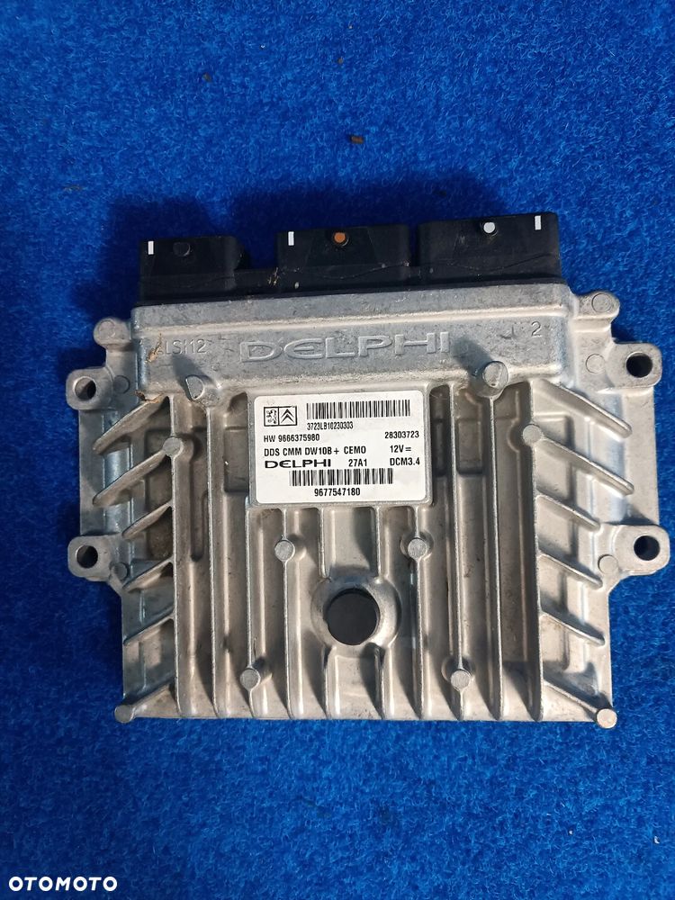 Sterownik komputer silnika Peugeot 508 2,0 HDI DELPHI 9666375980 9677547180 - 1