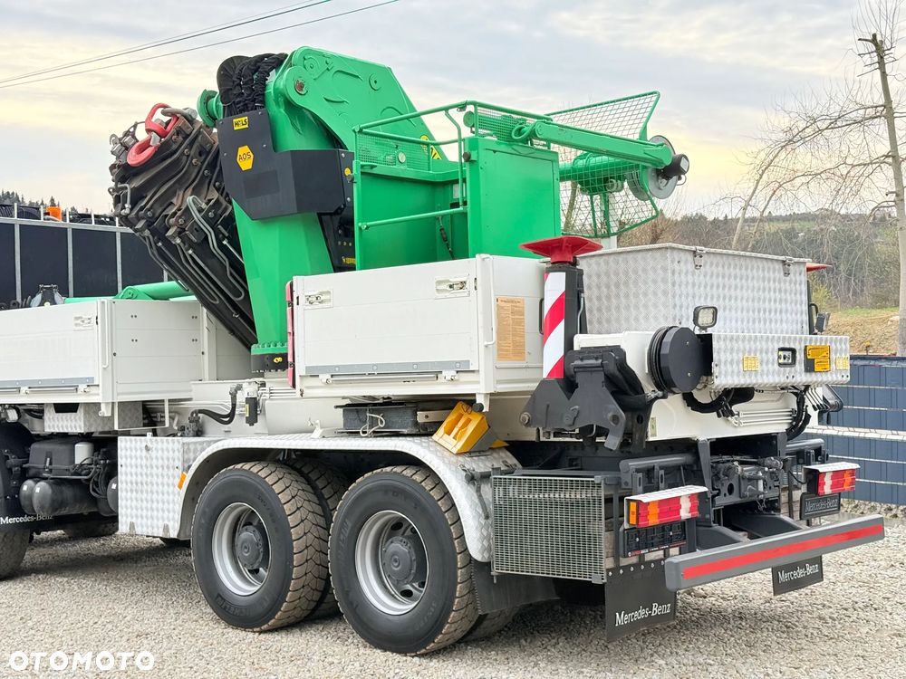 Mercedes-Benz * HDS Palfinger 150002 + FLY JIB PJ 170 * Mercedes Actros 8x6 * Dźwig * 40 TON * Wyciągarka * 35 Metrów * Kosz * - 11