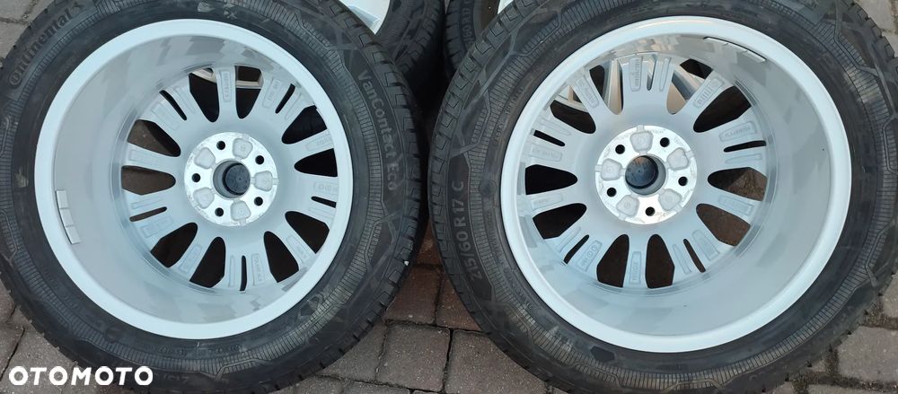 Koła Felgi Aluminiowe Oryg Volkswagen T6 Multivan T5 17 Cali 5x120 Et55 Continental 215/60/17C 2021r 4x8,5mm Idealne !! Starogard Gdański - 11