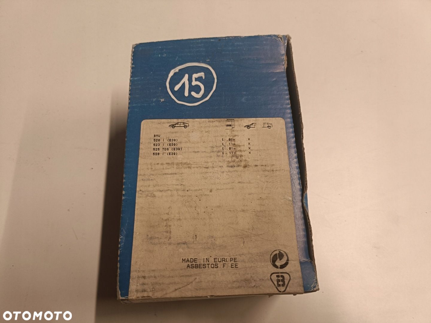 BMW E39 PRZEDNIE KLOCKI HAMULCOWE przód 636981 - 1