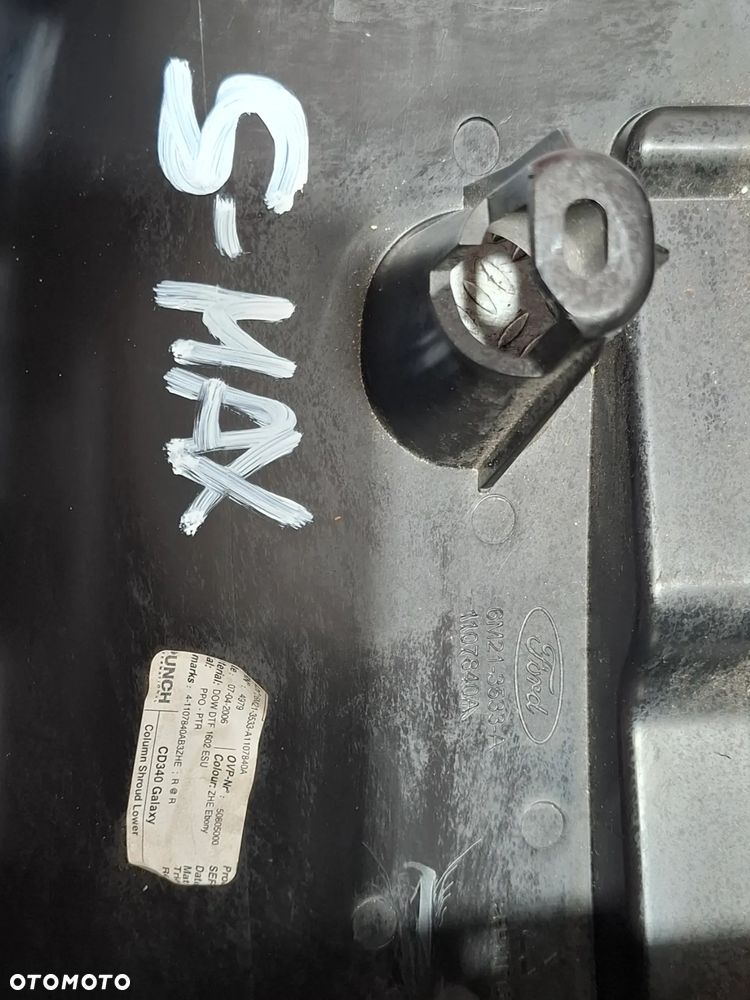 Obudowa kolumny kierownicy Ford S - Max mk1 2006 rok nr 6M213533A - 4