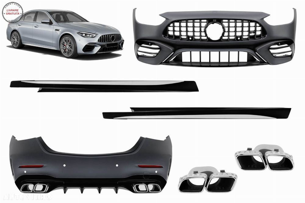 Pachet Exterior Complet Mercedes C-Class W206 Sedan (2021-) C63 Design- livrare gratuita - 1