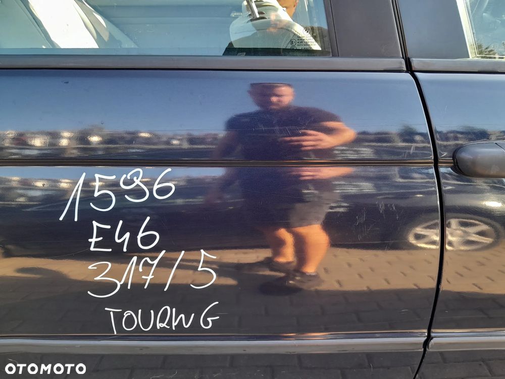 BMW E46 DRZWI PRAWE TYLNE PRAWY TYŁ TOURING KOLOR: 317/5 - 3