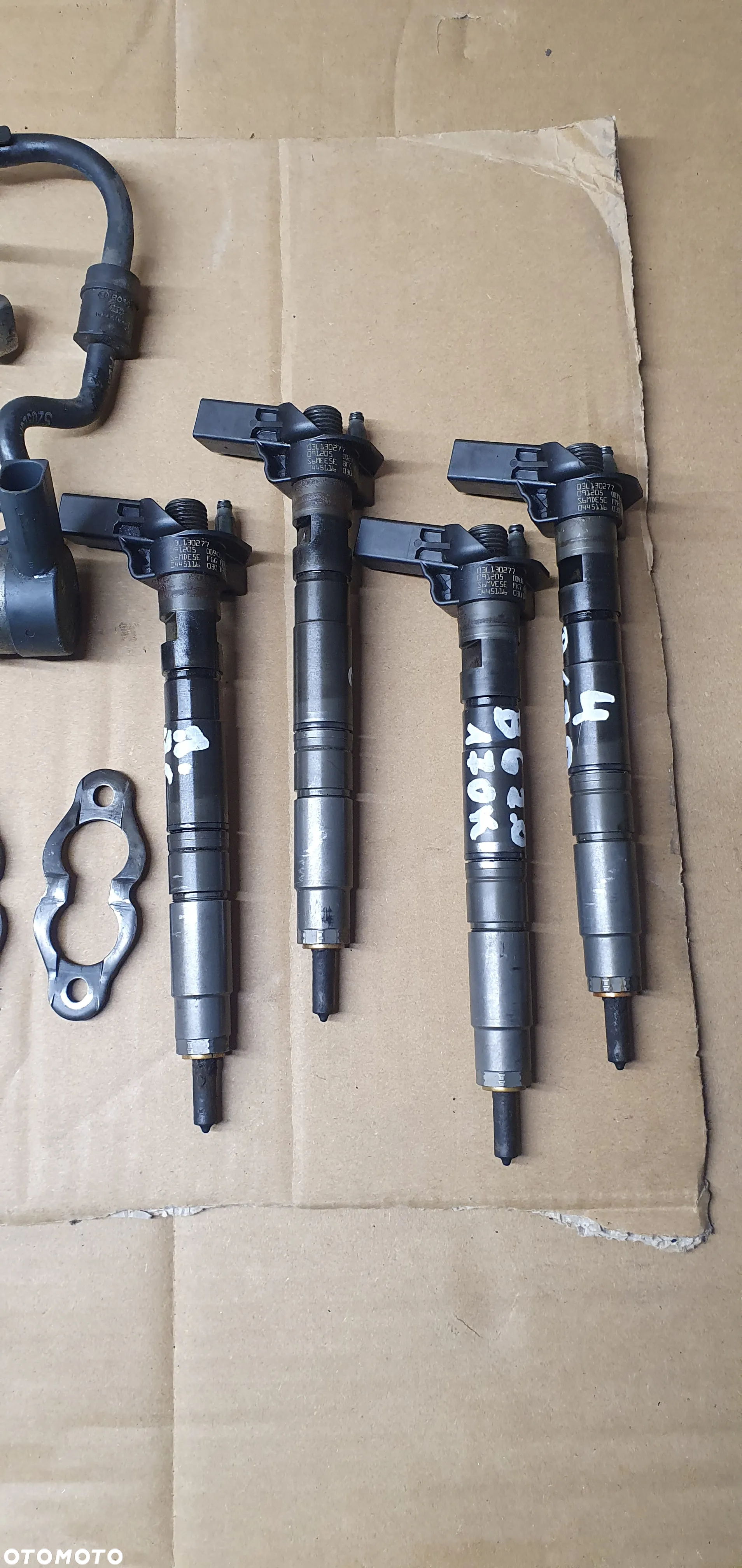 Wtryskiwacze wtryski układ wtryskowy paliwa zestaw pompa listwa wtryski pompka VW Passat B6 2.0 TDI Common Rail - 3
