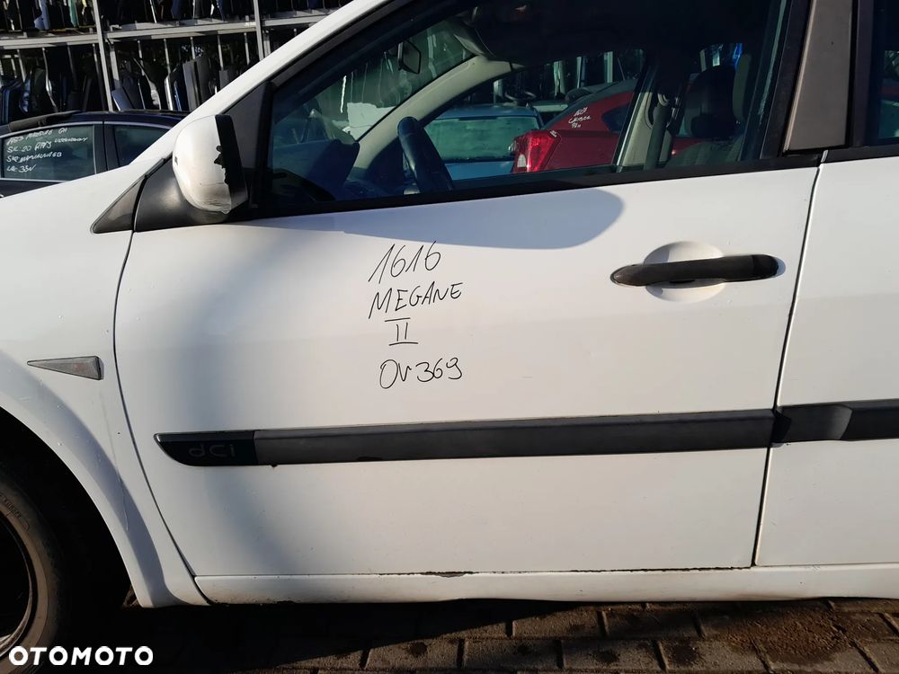 RENAULT MEGANE II DRZWI LEWE PRZEDNIE LEWY PRZÓD KOLOR: OV369 - 1
