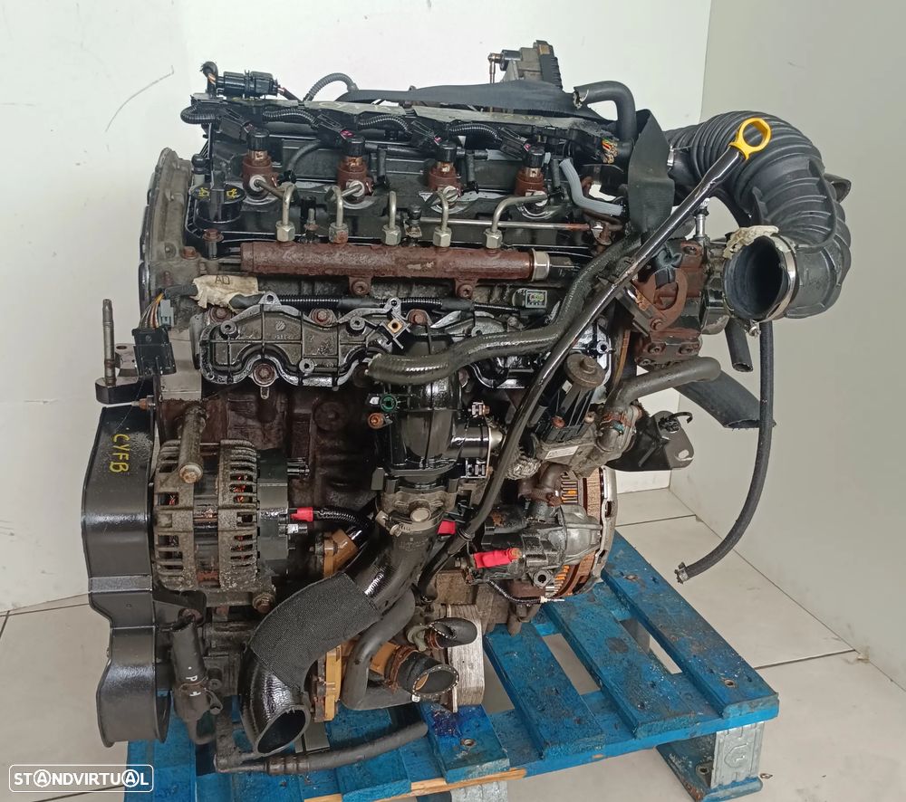 Motor Ford Transit 2.2TDCI 100cv DRFB euro 5 -caixa 6 velocidades CC1R-7002-AD - 2