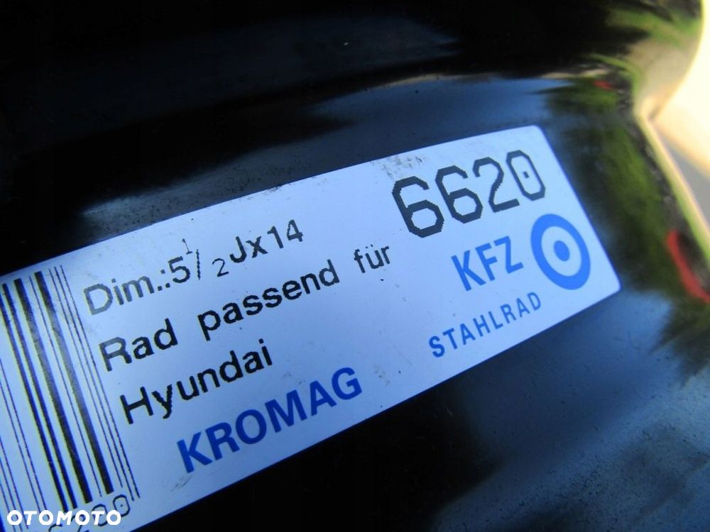 1x Felga 14 Hyundai Matrix Coupe Lantra Santamo Sonata Smart Forfour - 5