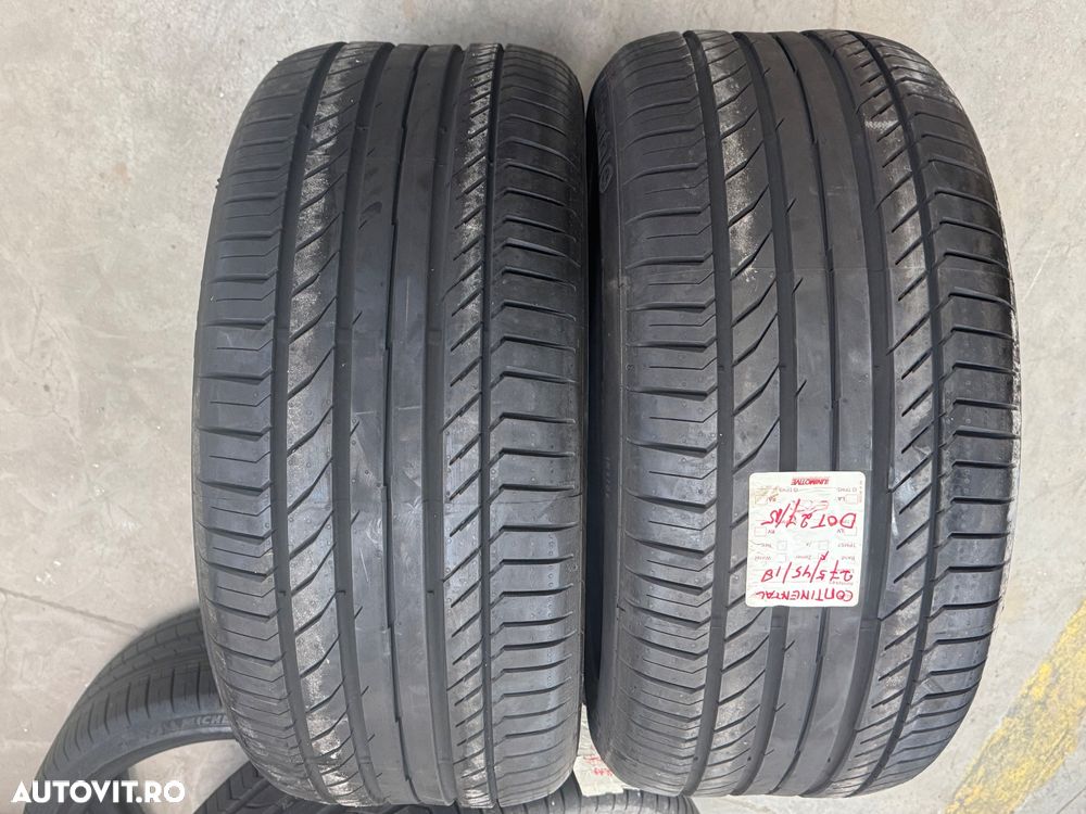 Vând 2 anvelope 275/45/18 Continental de vară ca noi - 1