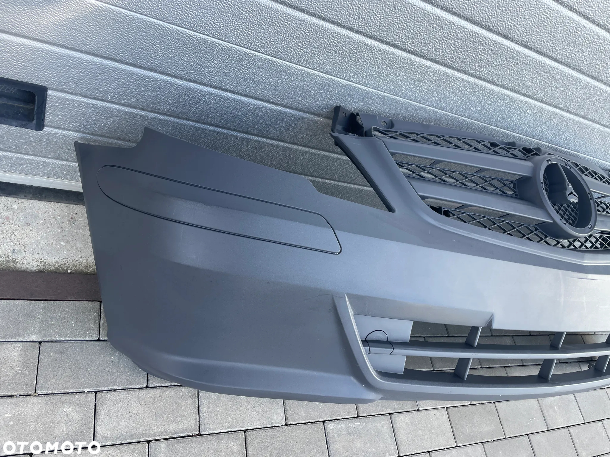 ZDERZAK PRZEDNI MERCEDES VITO W639 LIFT  2010-2013 - NOWY SZARY - 3