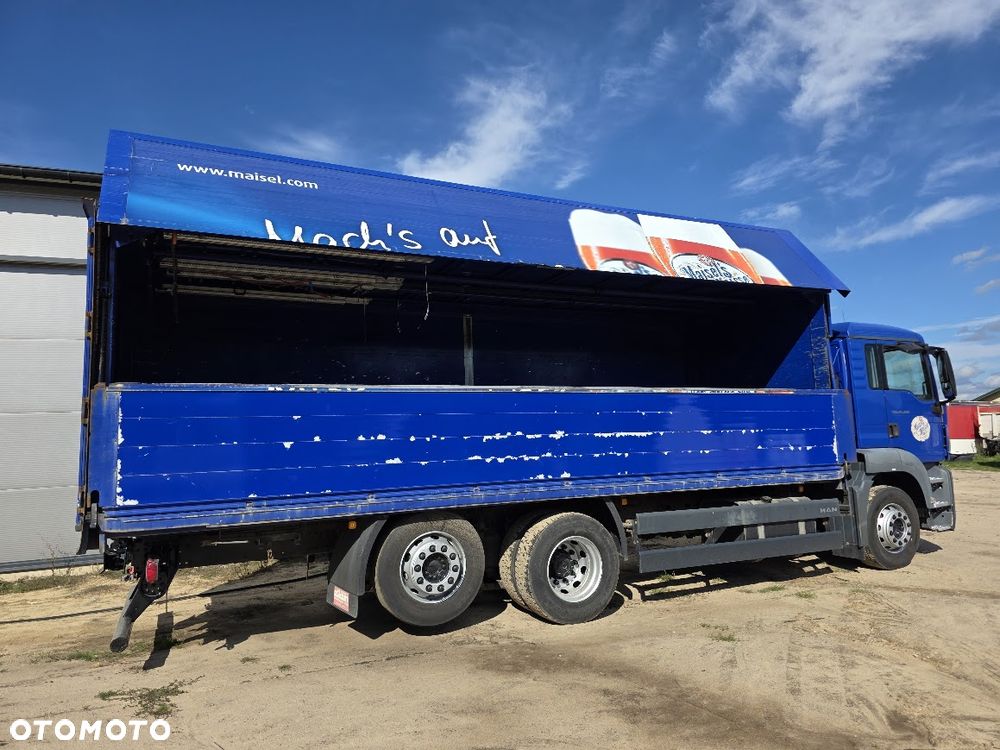 MAN TGS 26.360 TYLKO 412 TYS km MANUALNA SKRZYNIA BIEGÓW BURTY OTWIERANE HYDRAULICZNIE KLIMATYZACJA - 12