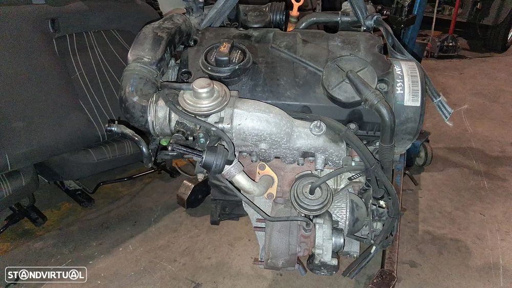 Motor AVF Audi A4 8E B6 1.9 tdi 130cv com injeção - 3