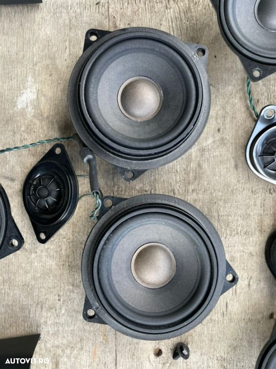 sistem audio pentru bmw seria 5 F10 model  HIFI complet cu 12 difuzoare 2 wafer 5 twitter si 5 difuzoare medii amplificator suport si cablaj - 7