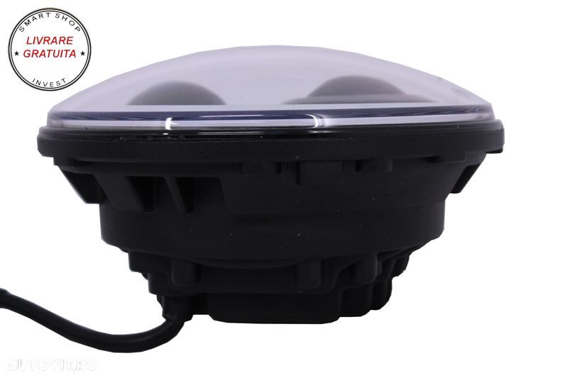 Faruri Full LED CREE Dublu Proiector Jeep Wrangler JK TJ LJ Land Rover Defender Me- livrare gratuita - 4