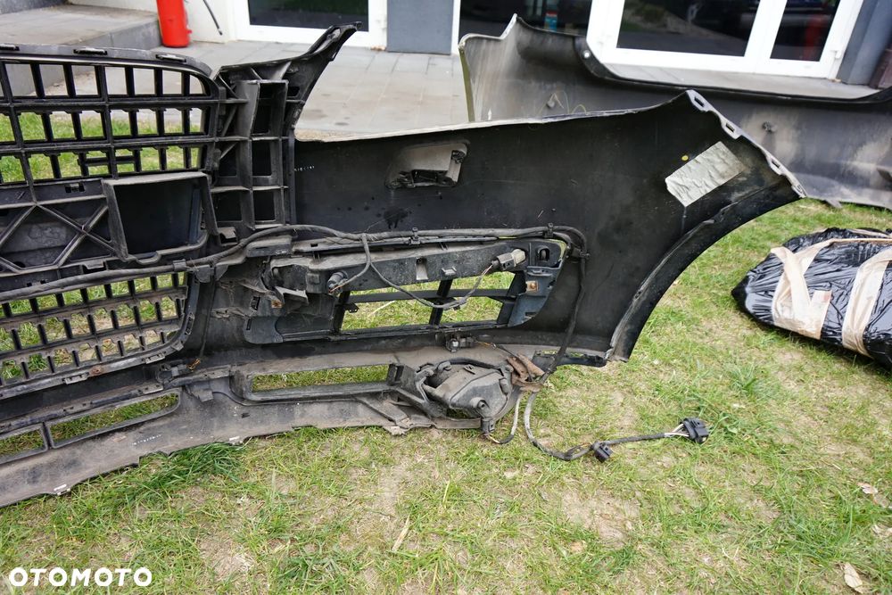 MASKA ZDERZAK BŁOTNIKI LAMPY Q7 4L LIFT LZ5Q  AUDI 2009-2015 CZARNY PRZÓD KOMPLETNY - 39