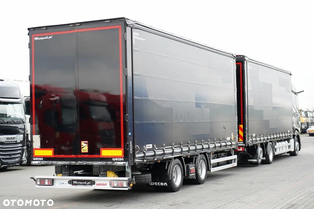 DAF XG 480 / ZESTAW TANDEM / 120 M3 / PRZEJAZDOWY / OŚ PODNOSZONA / KLIMA POSTOJOWA / WECON / SAF / - 5