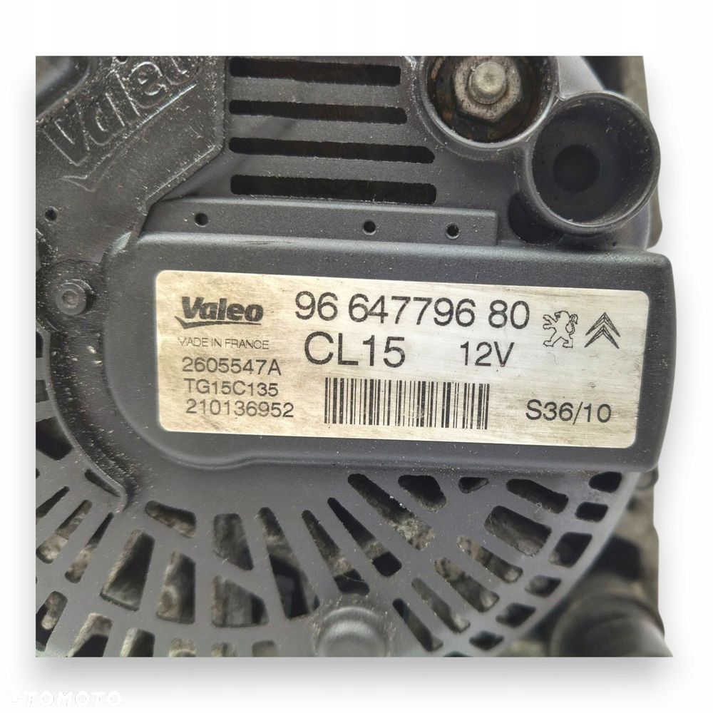 ALTERNATOR Peugeot Partner Berlingo 1.6 HDi 9664779680 Valeo 150A - 9