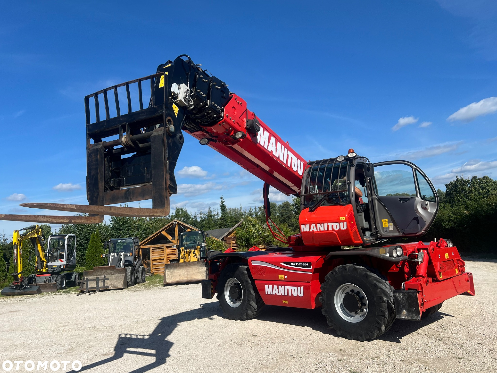Manitou MANITOU ŁADOWARKA ROTO  widły  Manitou MRT 2540 Privilege Plus PILOT obrotowa 360 dodatkowa hydraulika  2150 2540 1840 2550 wys 24,6m zasięg 17.5 tony silnik MERCEDES opony Michelin 110kw ks.serw 2015r 1 wł manitka roto ładowarka obrotowa - 34