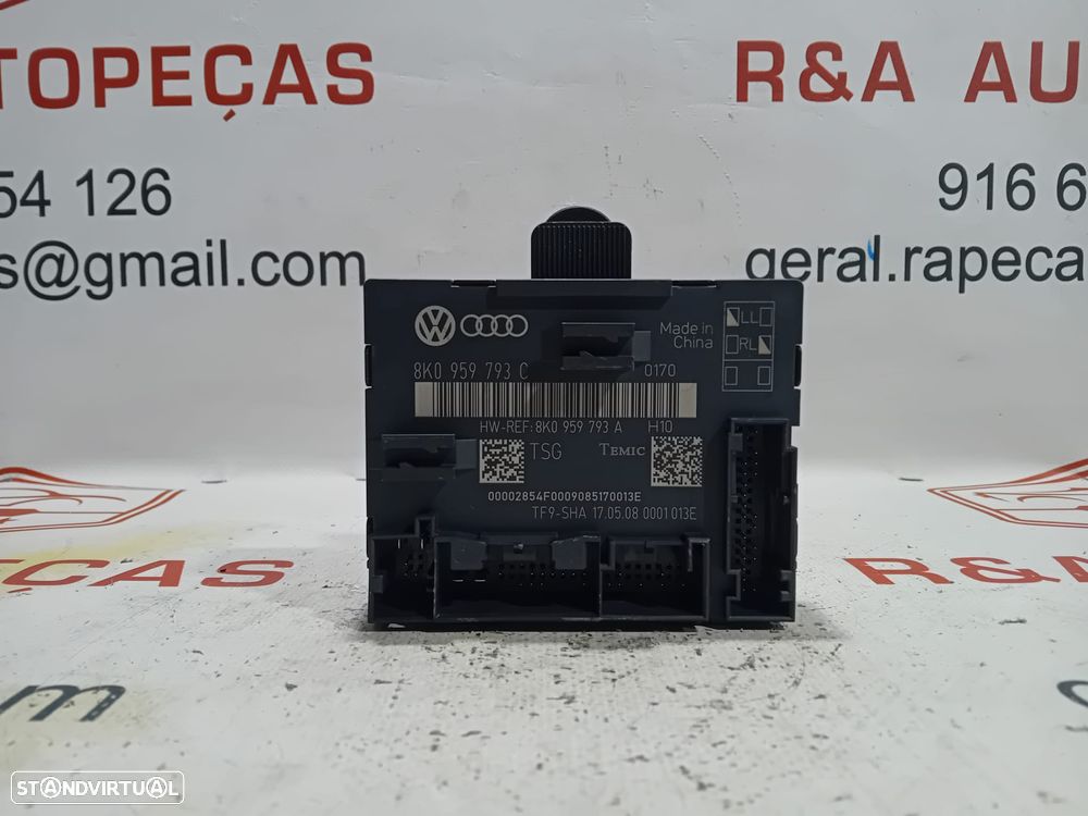 Módulo Eletrónico Vidro Frente Esquerdo Audi A4 B8 8K0959793C Original - 4