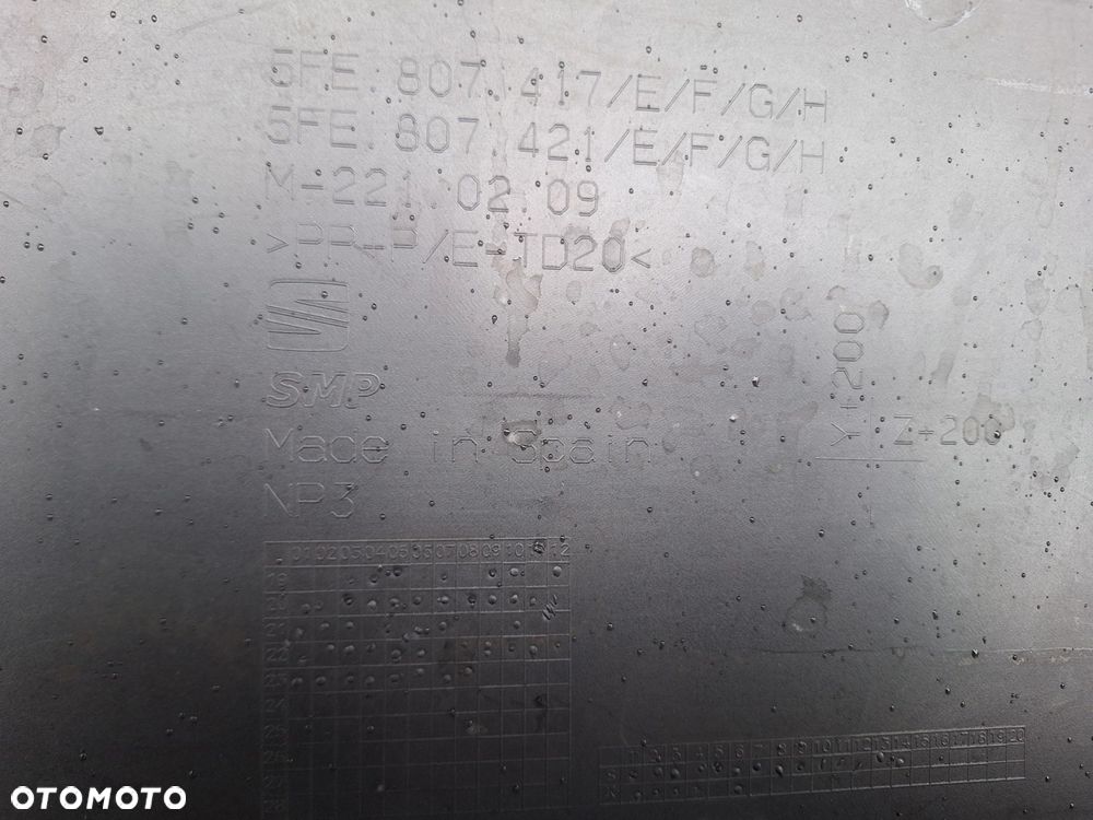 SEAT LEON IV CUPRA KOMBI SPORTSTOURER 20- 5FE ZDERZAK TYŁ TYLNY ORYG. 5FE807417 E/F/G/H WYSYŁKA 24H - 16