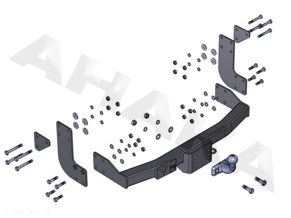 Hak Holowniczy Mercedes Sprinter Furgon, Bus 1995-2006 (Długi - 4025Mm, Podwójne Koła, Ze Stopniem) - 3