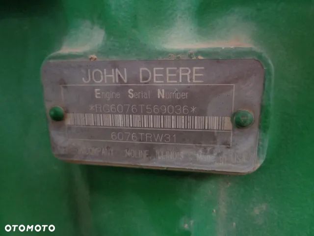 Silnik 6076TRW31 7.6l 150KM John Deere 7700 - 8