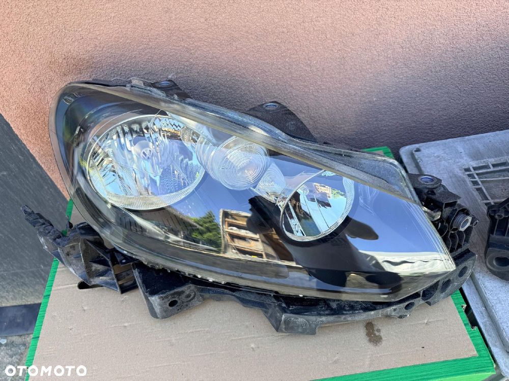 Lampa przednia VW GOLF VI 6 ZWYKŁE KOMPLET EUROPA ORYGINALNE VALEO 2 ŚLIZGI - 2