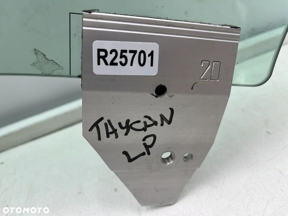 Szyba boczna Porsche Taycan 19r.- lewa przednia szyba z drzwi kierowcy lewy przód 9j1845019b - 8