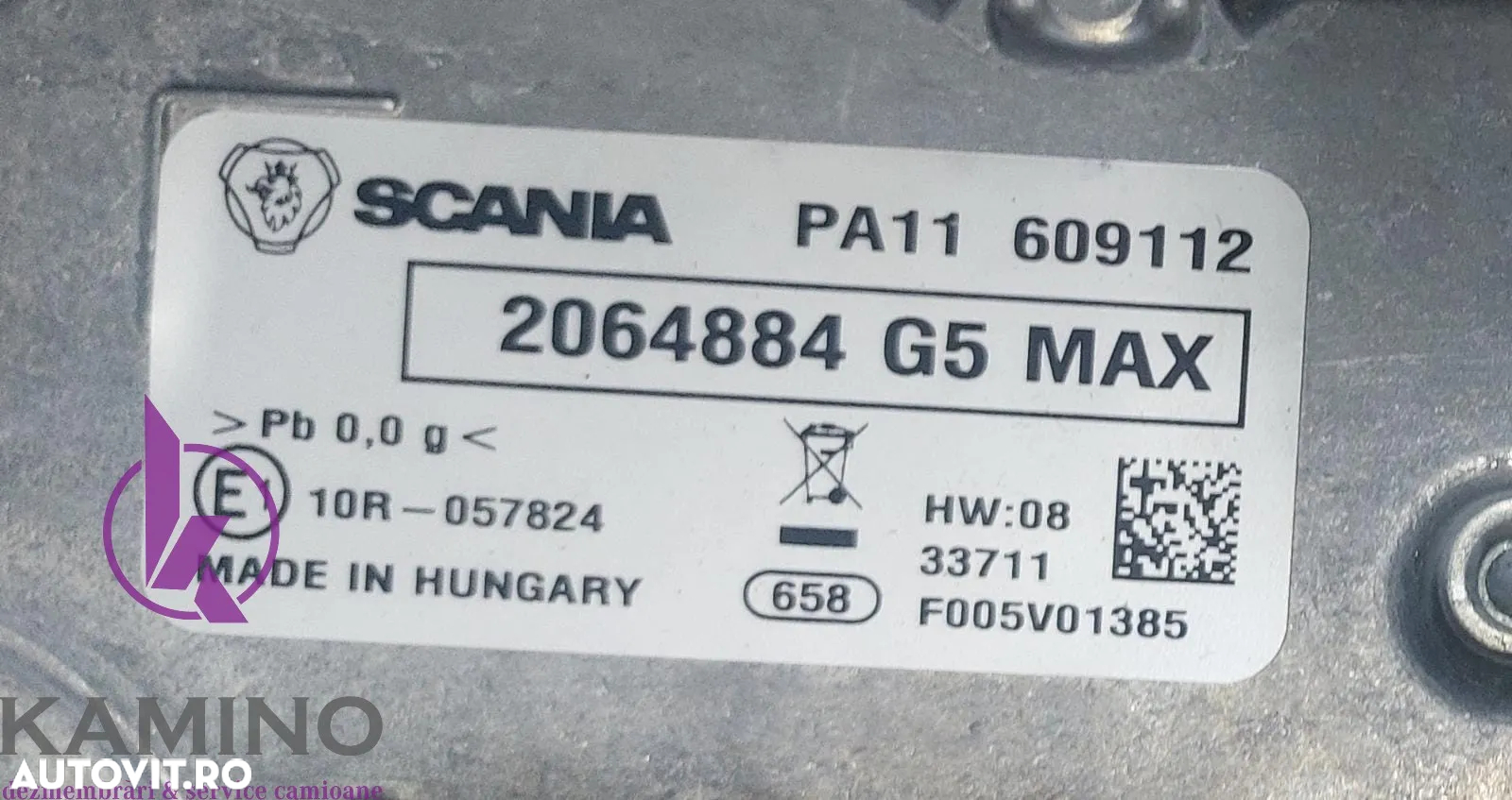 Calculator Cutie Viteze Scania - 2