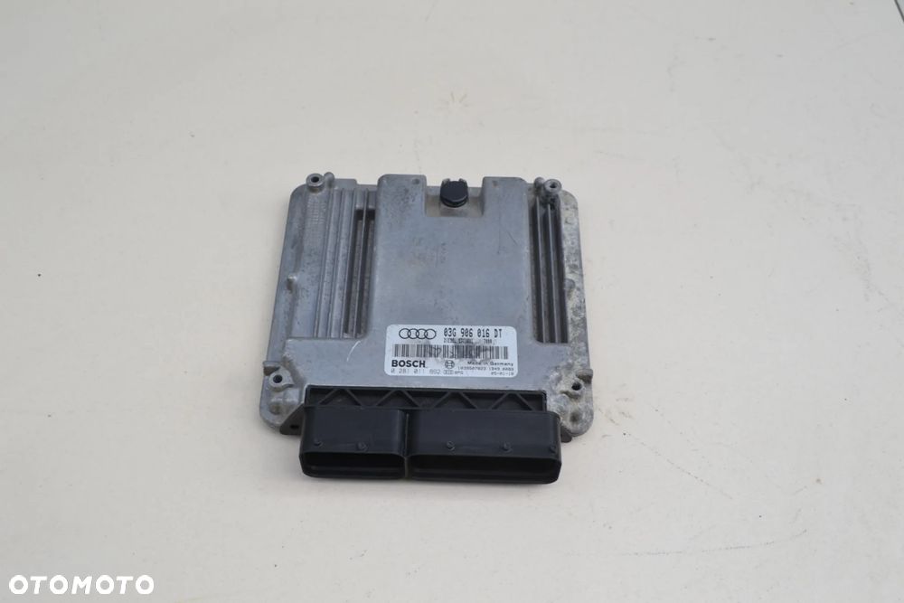 VW AUDI SEAT SKODA 2,0 TDI KOMPUTER STEROWNIK SILNIKA 03G906016DT 0281011892 - 1