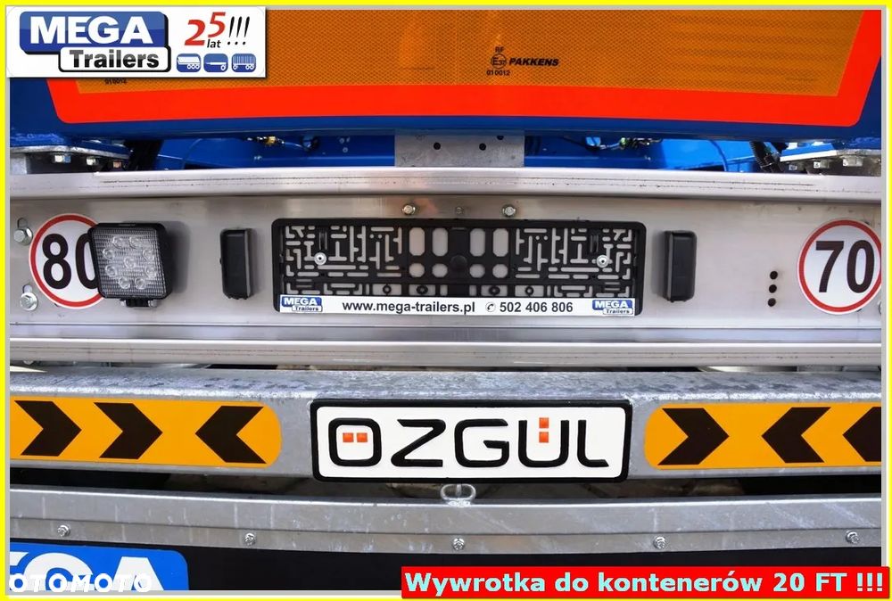 Inny 33m³ / 20 Ft kontenery wywrotki naczepy z ADR EX3 - MEGA Trailers !!! - 37