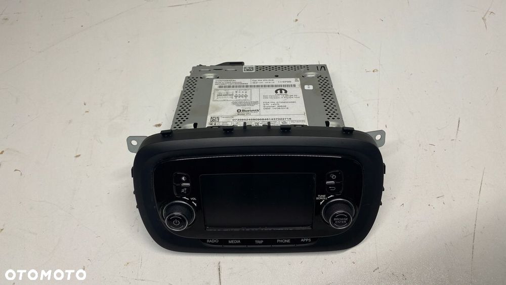 FIAT 500X RADIO NAVI NAWIGACJA 334 VP2 ECE - 2
