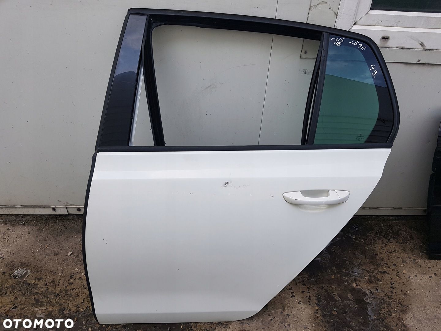 VW GOLF 6 VI 08-13r HB DRZWI LEWE TYŁ LB9A - 1